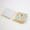 A loose set of cute bear-themed memo sheets, featuring illustrations of teddy bear and food in a pastel coloured background.
