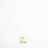 Necklace with a small Duck pendant on a white background