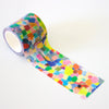 1 roll of the Landscape Washi Tape. An impressionistic view of a landscape from a high viewpoint. 