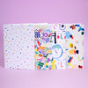 4 cards from the shuh. collection. Bright and fun colours and patterns. Each one is different. 